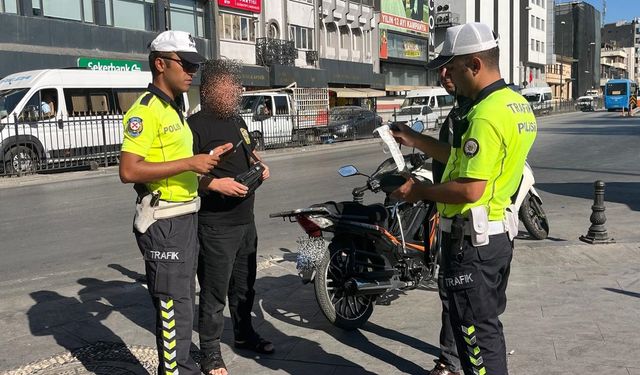 Gaziantep’te motosikletlere sıkı denetim