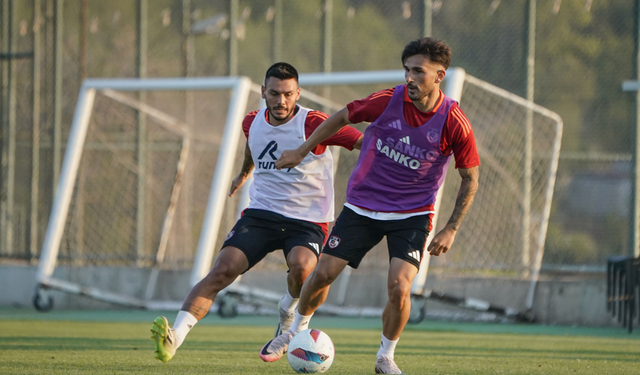 Gaziantep FK zorlu maç için son çalışmasını gerçekleştirdi!