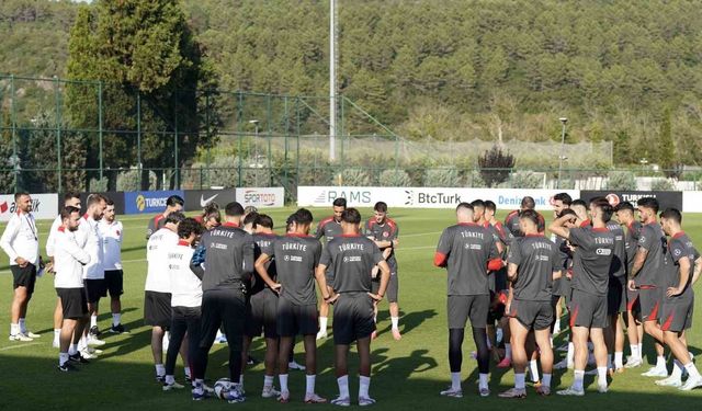 A Milli Futbol Takımı'nın Galler maçı hazırlıkları sürüyor