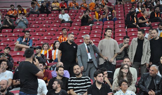 Galatasaray maçında utandıran görüntüler