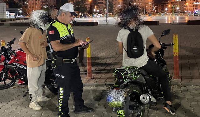 Gaziantep’te motosikletlilere ceza yağdı