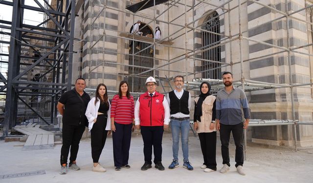 Kurtuluş Camii restorasyonunda sona doğru