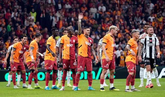 Galatasaray - Beşiktaş maçında ilk yarı sona erdi