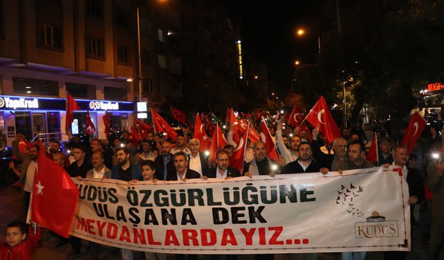 Gaziantep’te İsrail’e tepki