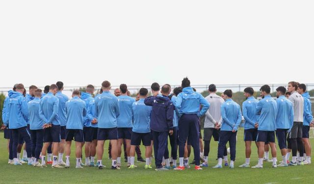 Trabzonspor’da, Fenerbahçe maçı öncesi derin sessizlik!