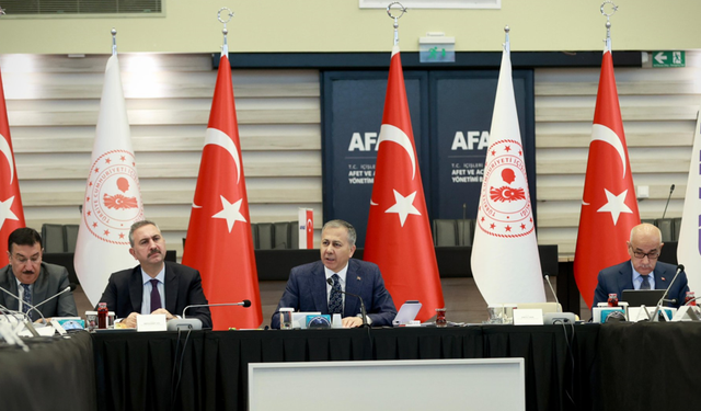 Gaziantep deprem çalışmaları AFAD'da değerlendirildi!