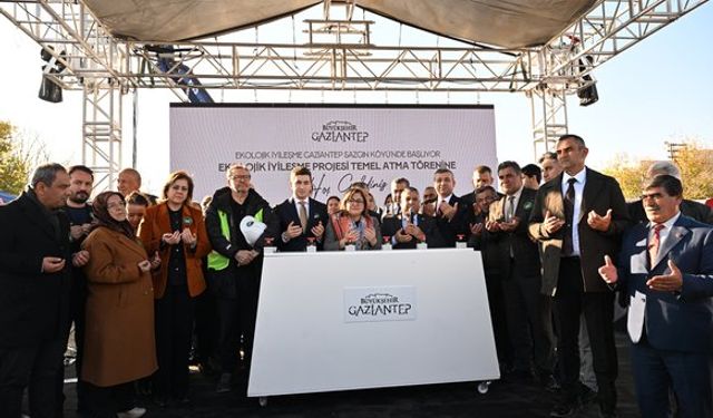 Gaziantep’te ekolojik devrim