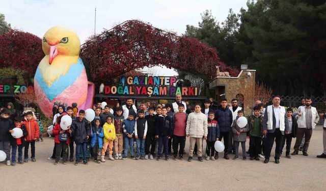 Yetim çocuklar Doğal Yaşam Parkı'nda