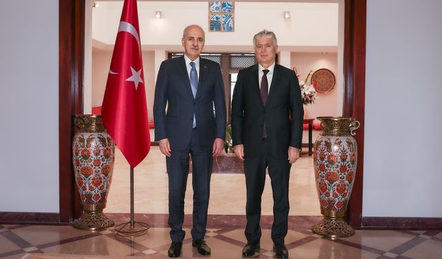 TBMM Başkanı Kurtulmuş, Akça ile bir araya geldi