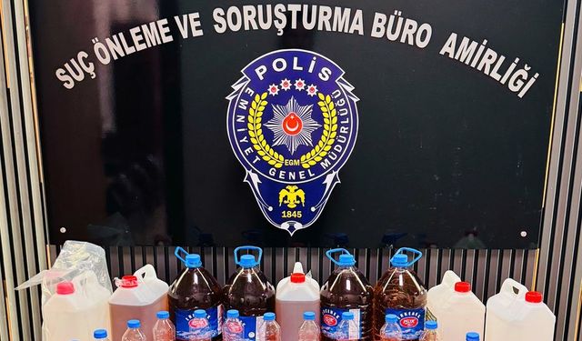 Gaziantep’te Sahte Alkol Üretenlere Baskın!