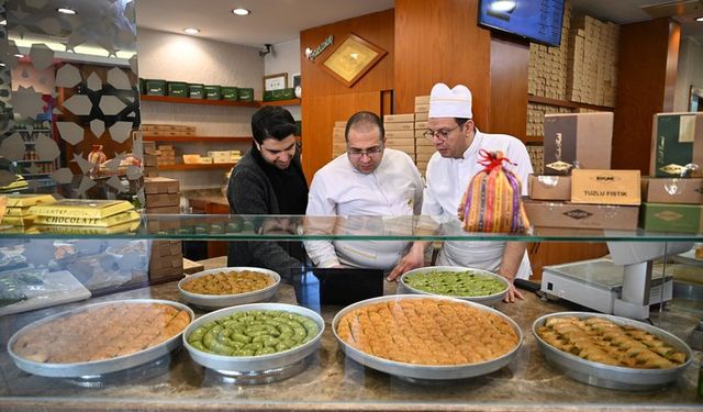 Gaziantepli baklavacılar etkileyici kareleri seçti