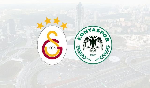 Galatasaray - Konyaspor Maçında İlk 11'ler Belli Oldu