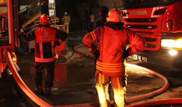 TAG Otoyolunda Yangın