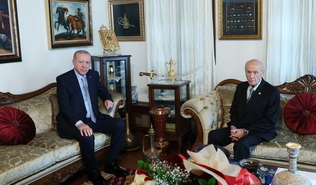 Erdoğan, MHP Genel Başkanı İle Görüştü