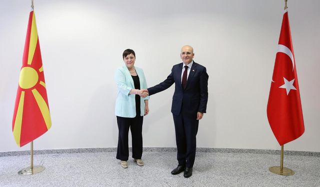 Bakan Şimşek, Kuzey Makedonya Maliye Bakanı İle Görüştü