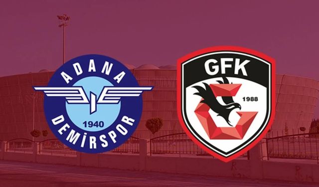 CANLI ANLATIM... Adana Demirspor - Gaziantep FK maçı bitti
