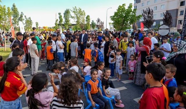 Şehitkamil’de Çocuklar Doyasıya Eğlendi