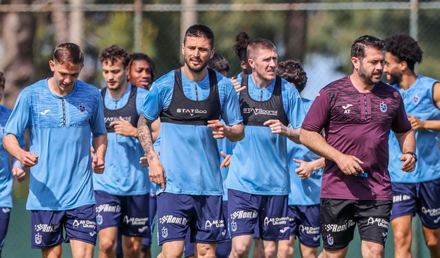 Trabzonspor'da Samsunspor Mesaisi Sürüyor