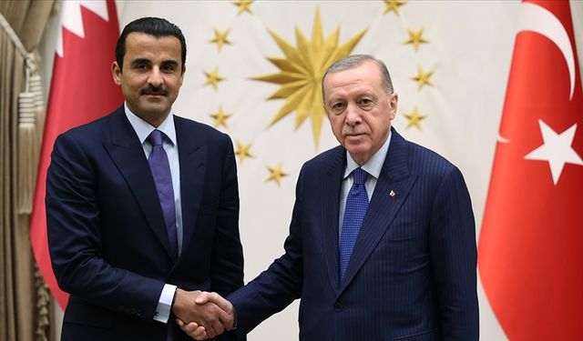 Erdoğan, Katar Emiri İle Görüştü