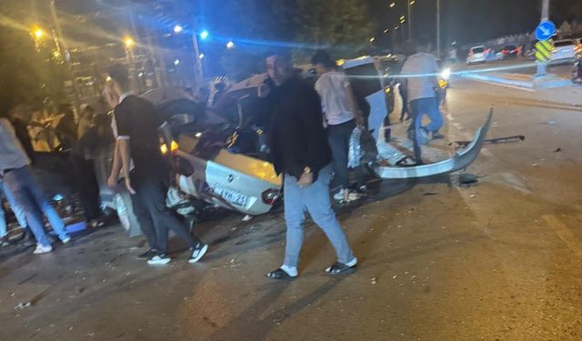 Gaziantep'te düğün sonrası kaza