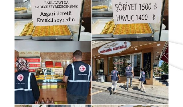 Gaziantep’in en ünlü baklavacısına baskın şoku…