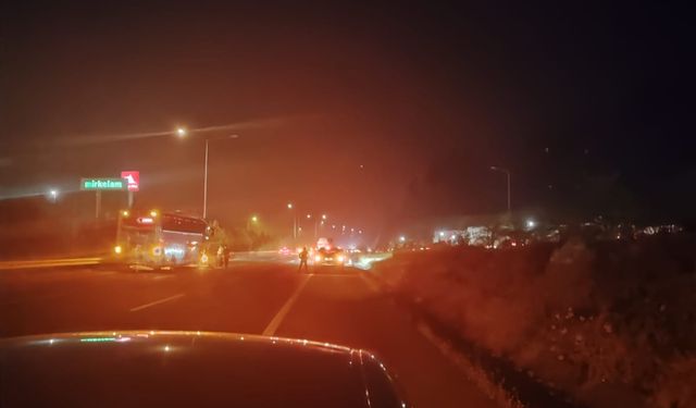 Gaziantep Yolunda Tankerler Alev Topuna Döndü