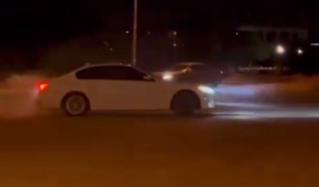 Gaziantep’te Gecenin Sessizliğini Lastik Sesi Böldü!