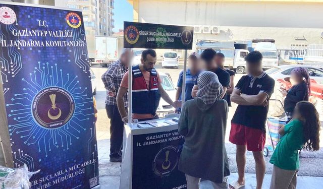 Gaziantep Jandarmasından Siber Dolandırıcılık Uyarısı!