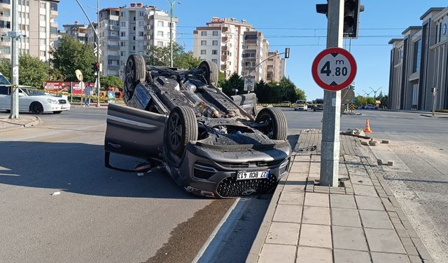 Gaziantep'te Polisler Kaza Yaptı!