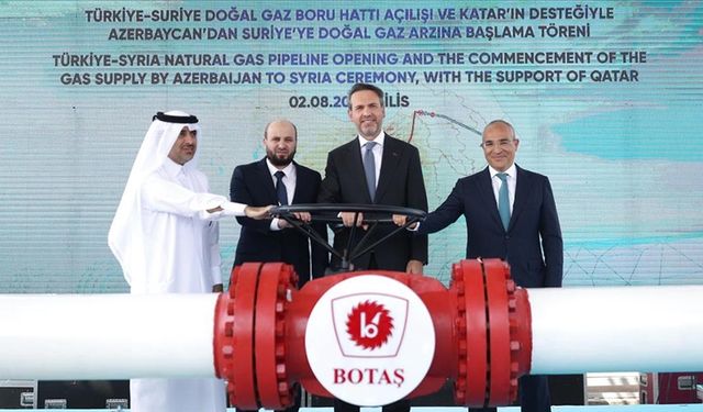 Vanalar Açıldı! Türkiye'den Suriye'ye Gaz Akışı Başladı