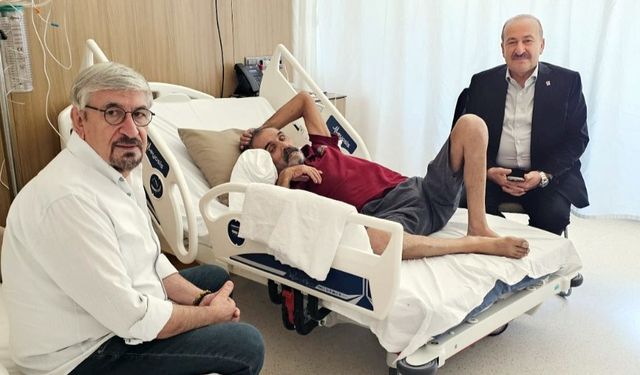 Başkan Yılmaz ve Özekşi'den, Amigo Hacı'ya Ziyaret!