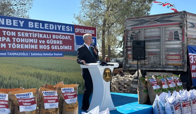 Şahinbey’den Çiftçilere Milyonluk Destek