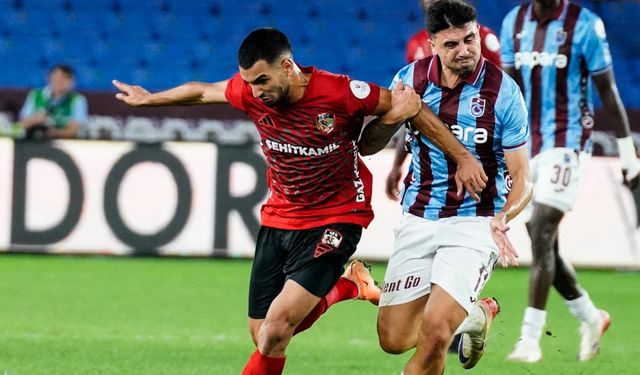 Gaziantep FK, Trabzonspor’la Puanları Paylaştı: 1-1