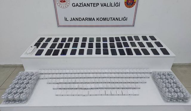 Gaziantep'te Dev Kaçak Telefon Operasyonu