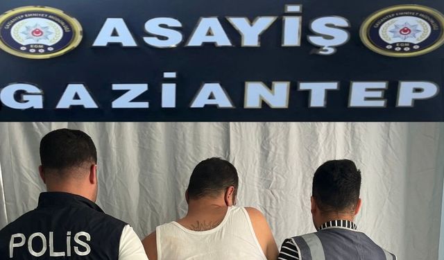 Gaziantep'te Firari Hırsız Kıskıvrak Yakalandı