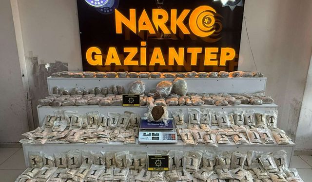 Gaziantep Emniyeti Zehir Tacirlerine Geçit Vermiyor!
