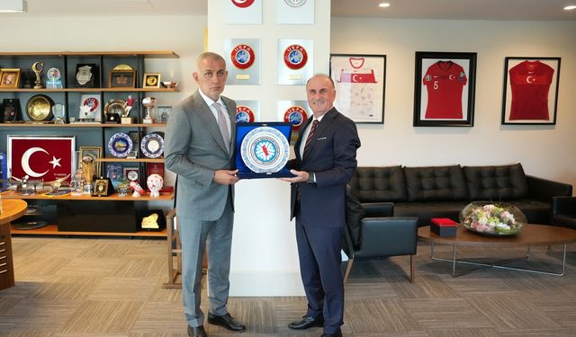 TASKK Başkanı ve Hacıosmanoğlu Bir Araya Geldi