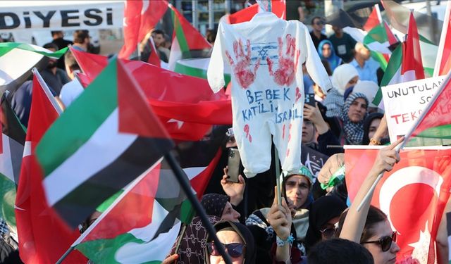 Kilis'te Küresel Sumud Filosu'na Destek
