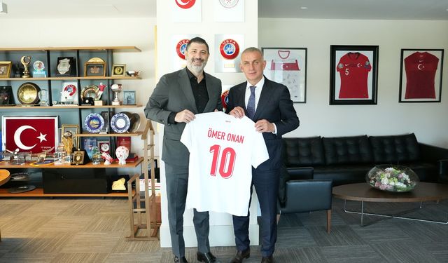 Basketbolcu Onan'dan TFF'ye Sürpriz Ziyaret