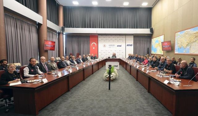 Deprem Bilim Kurulu Toplantısı yapıldı