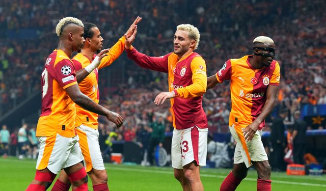 Galatasaray Avrupa’da Coştu