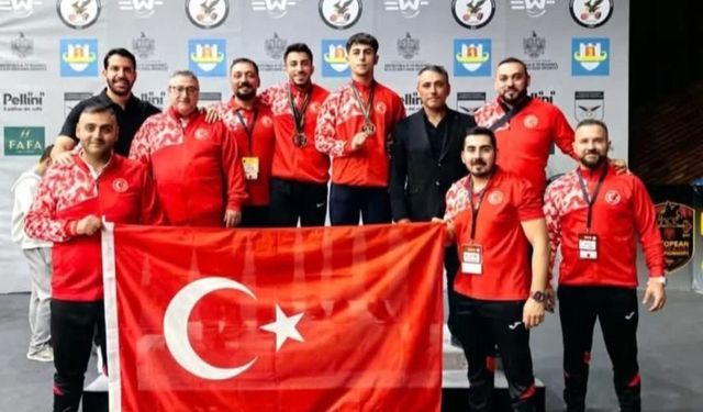 GAÜN’lü Sporcu Avrupa Üçüncüsü Oldu