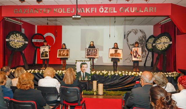 Gaziantep Kolej Vakfı’nda Duygusal Anma Töreni