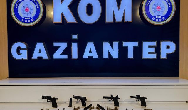 Gaziantep’te Silah Kaçakçıları Kıskıvrak Yakalandı