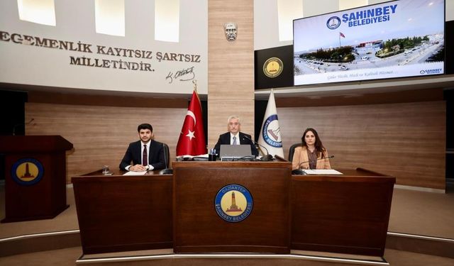 Şahinbey Belediye Meclisi Kasım Ayı Mesaisine Başladı
