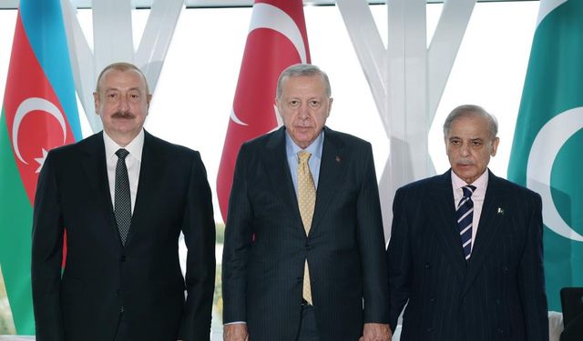 Erdoğan, Aliyev ve Şerif Bakü’de Zirvede Buluştu