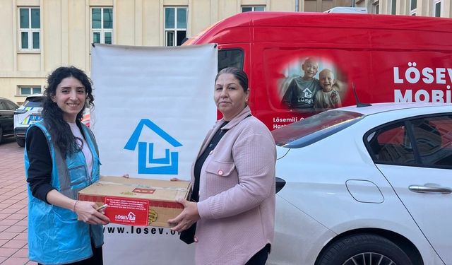 LÖSEV’den Gaziantep’e Mutlu Et Desteği