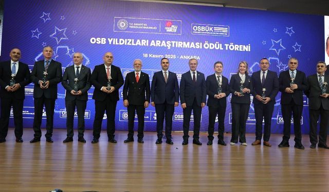 Sanayinin yıldızları açıklandı: Gaziantep’e 3 ödül