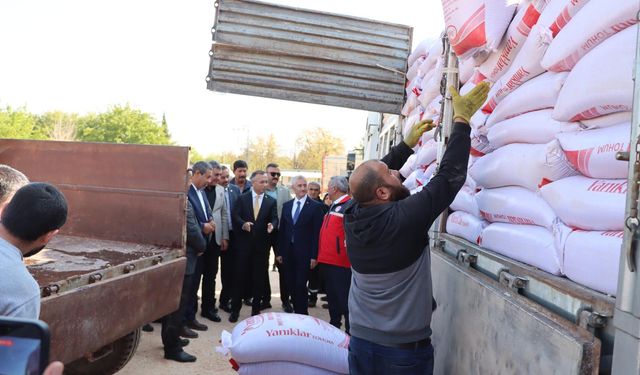 430 çiftçiye 224 ton mercimek tohumu desteği
