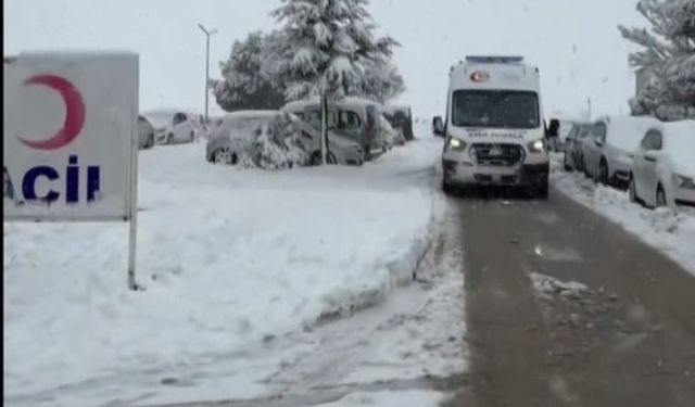 Gaziantep’te Kar Altında Kurtarma Operasyonu